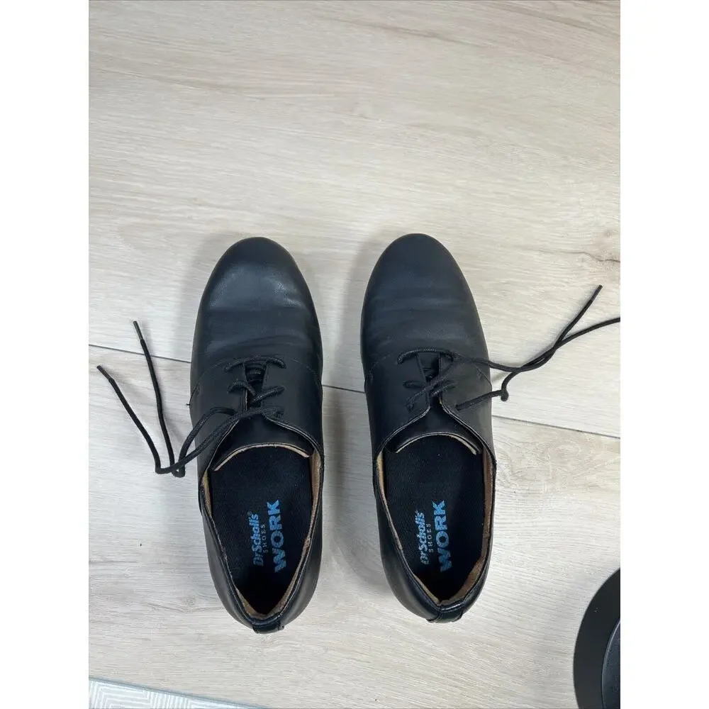 Shoes For Crews Black Slip Resistant Work Shoes Lace Up Loafers Women’s Size 7
